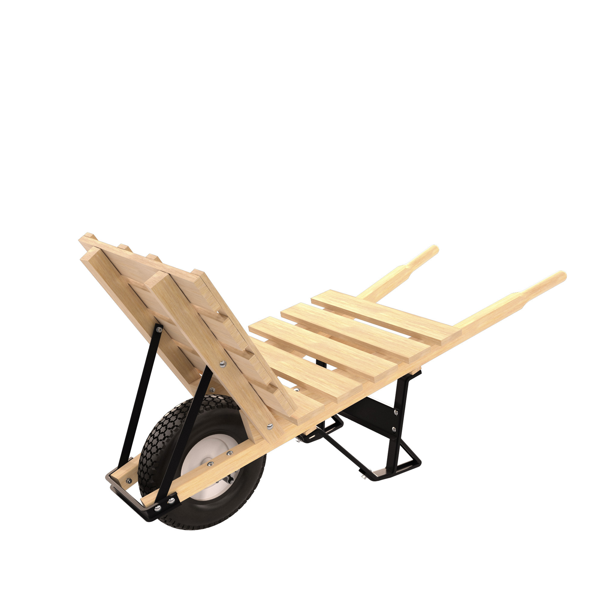 Bon Pro Plus, Brick Tile Barrow - Single Knobby Tire Wd HDL, Model# 11-305